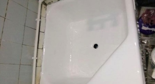 Обновление душевого поддона акрилом | Шаховская